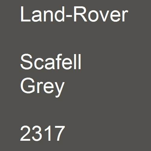 Land-Rover, Scafell Grey, 2317.